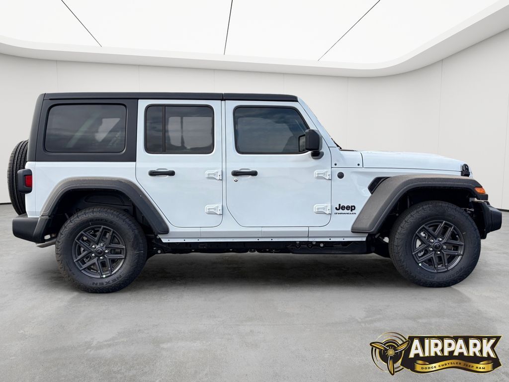 New 2026 Bright White Jeep Sport image 3