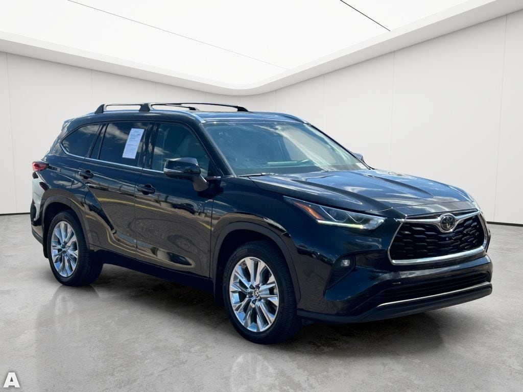 Used 2021 Midnight Black Metallic Toyota Limited image 7