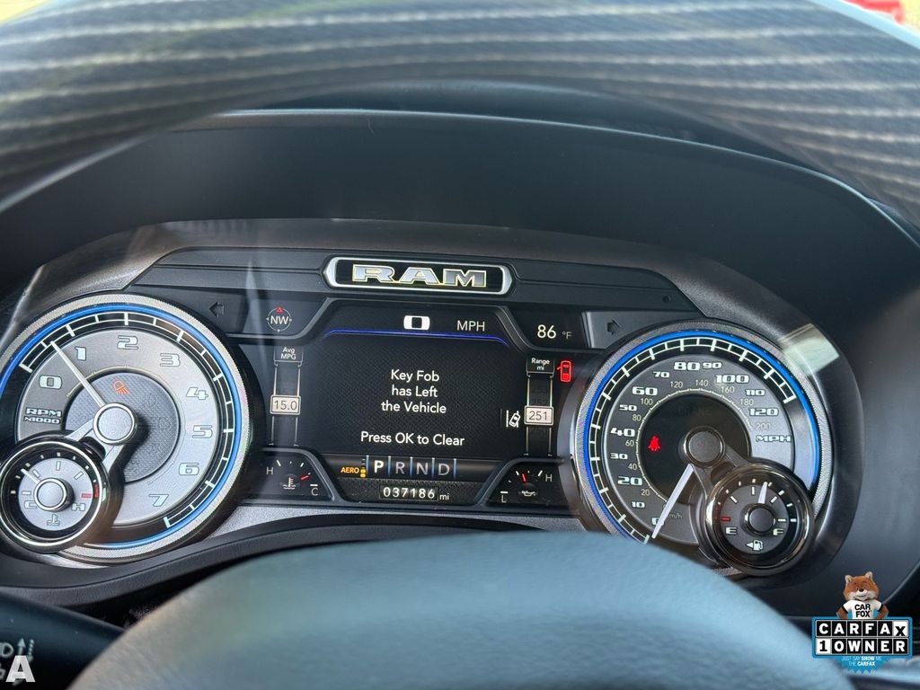 Used 2020 Diamond Black Crystal Pearlcoat Ram Limited image 18