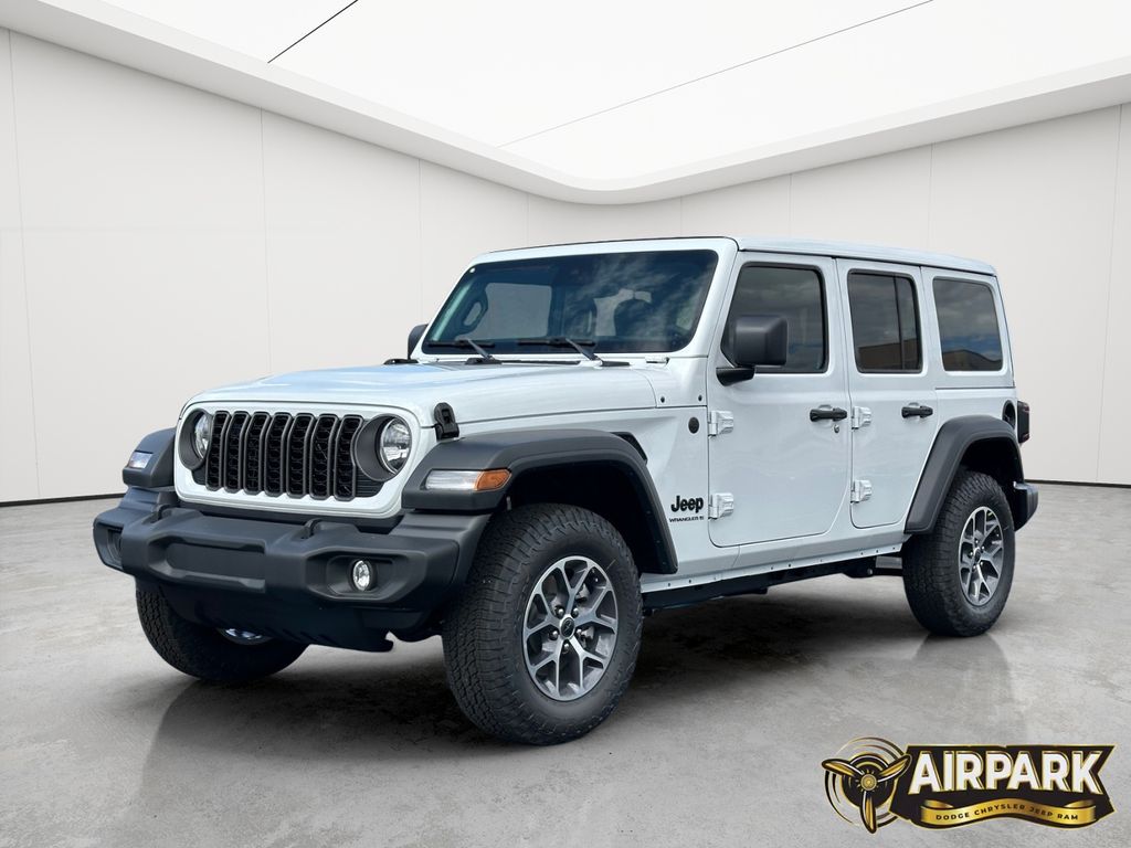 New 2025 Bright White Jeep Sport image 9