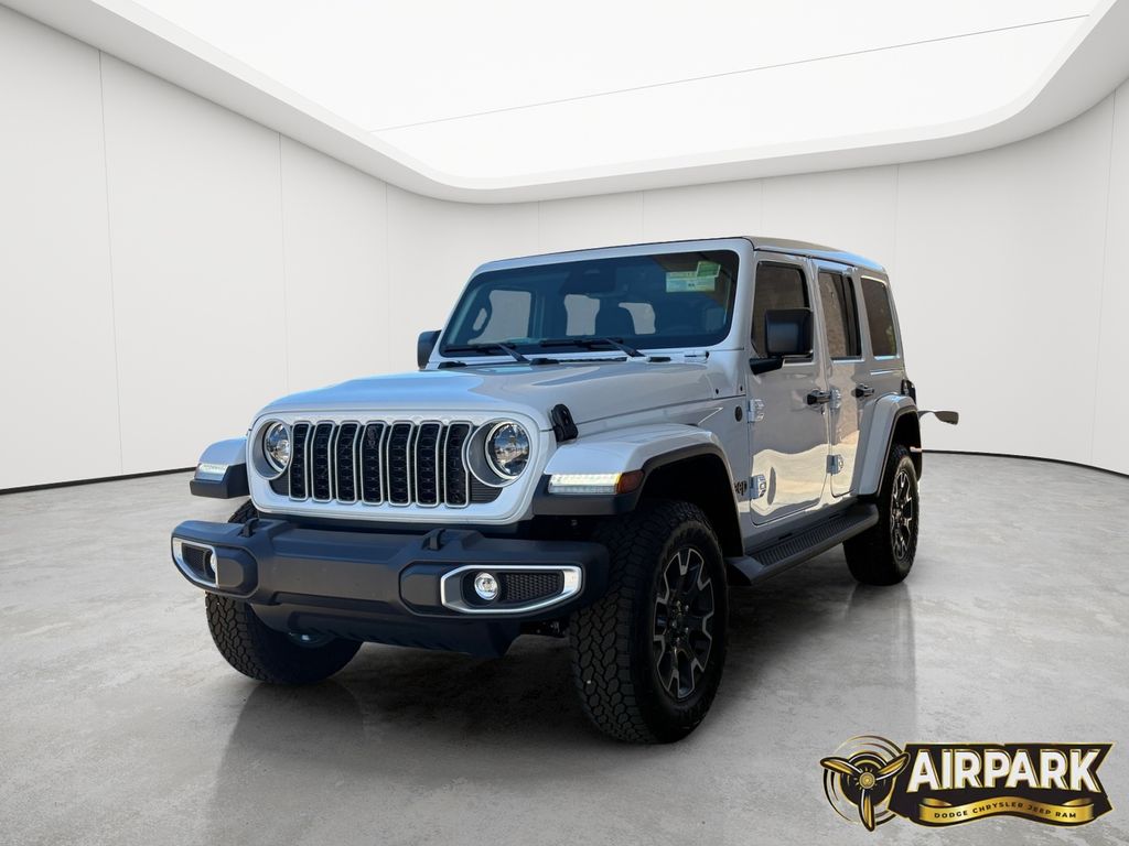 New 2026 Bright White Jeep Sahara image 8
