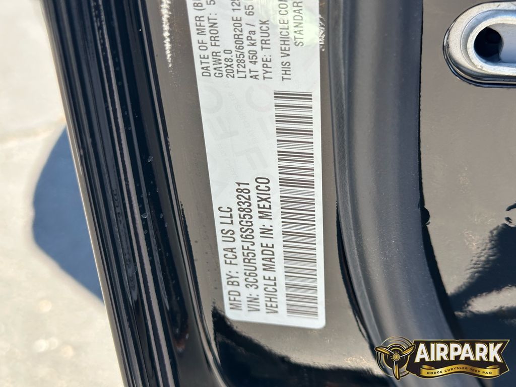 New 2025 Diamond Black Crystal Pearlcoat Ram Laramie image 21