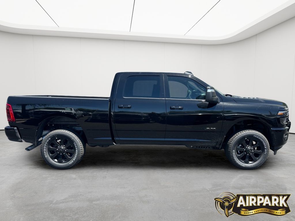 New 2025 Diamond Black Crystal Pearlcoat Ram Laramie image 3