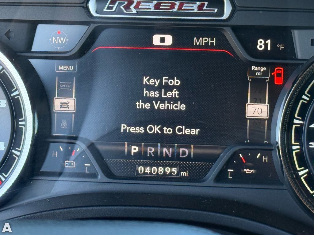 Used 2022 Granite Crystal Metallic Clearcoat Ram Rebel image 19