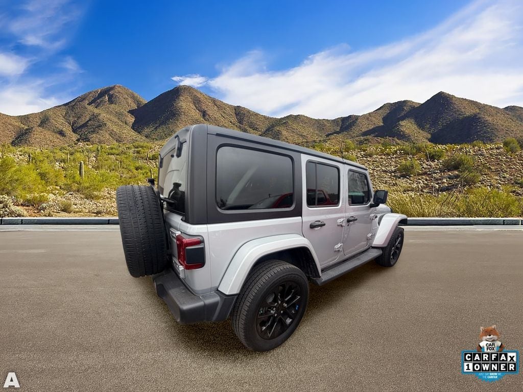 Certified Used 2023 Silver Zynith Clearcoat Jeep Sahara 4xe image 4