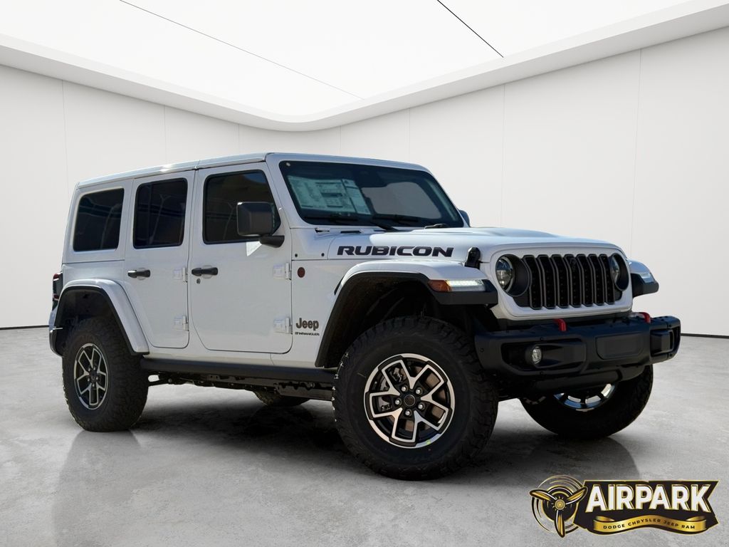New 2026 Bright White Jeep Rubicon image 2