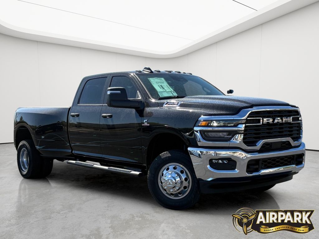 New 2026 Diamond Black Crystal Pearlcoat Ram Tradesman image 2