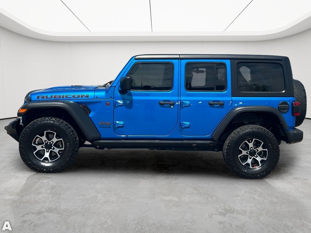 Certified Used 2022 Hydro Blue Pearl Coat Jeep Unlimited Rubicon image 3