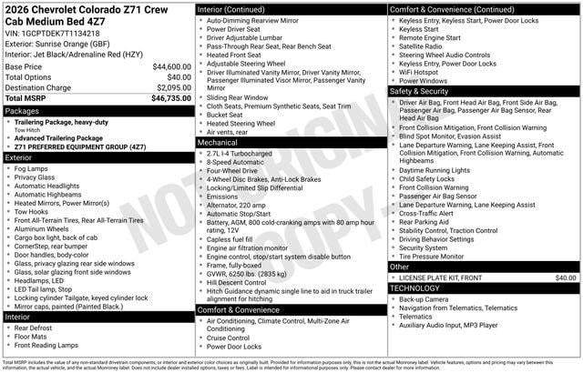 2026 Chevrolet Colorado Z71 - Photo 20