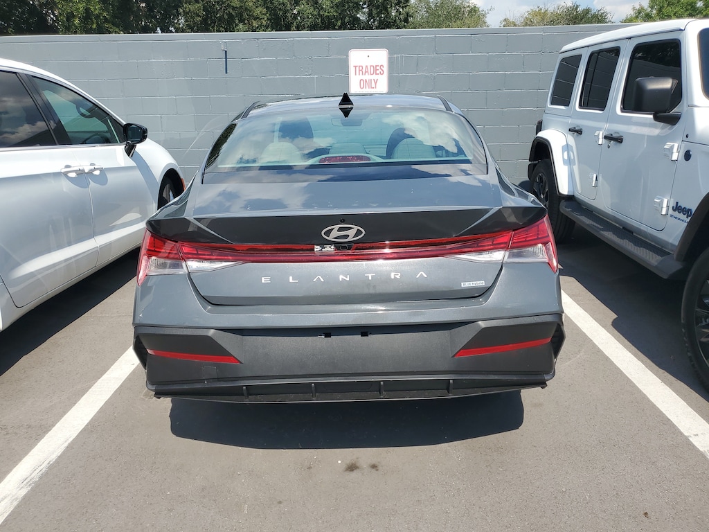 Used 2026 Hyundai Elantra Hybrid Blue Sedan