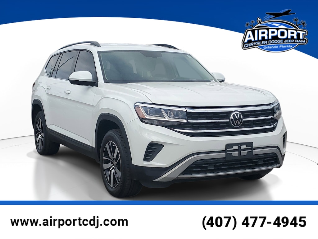Used 2021 Volkswagen Atlas 2.0T SE 4MOTION SUV