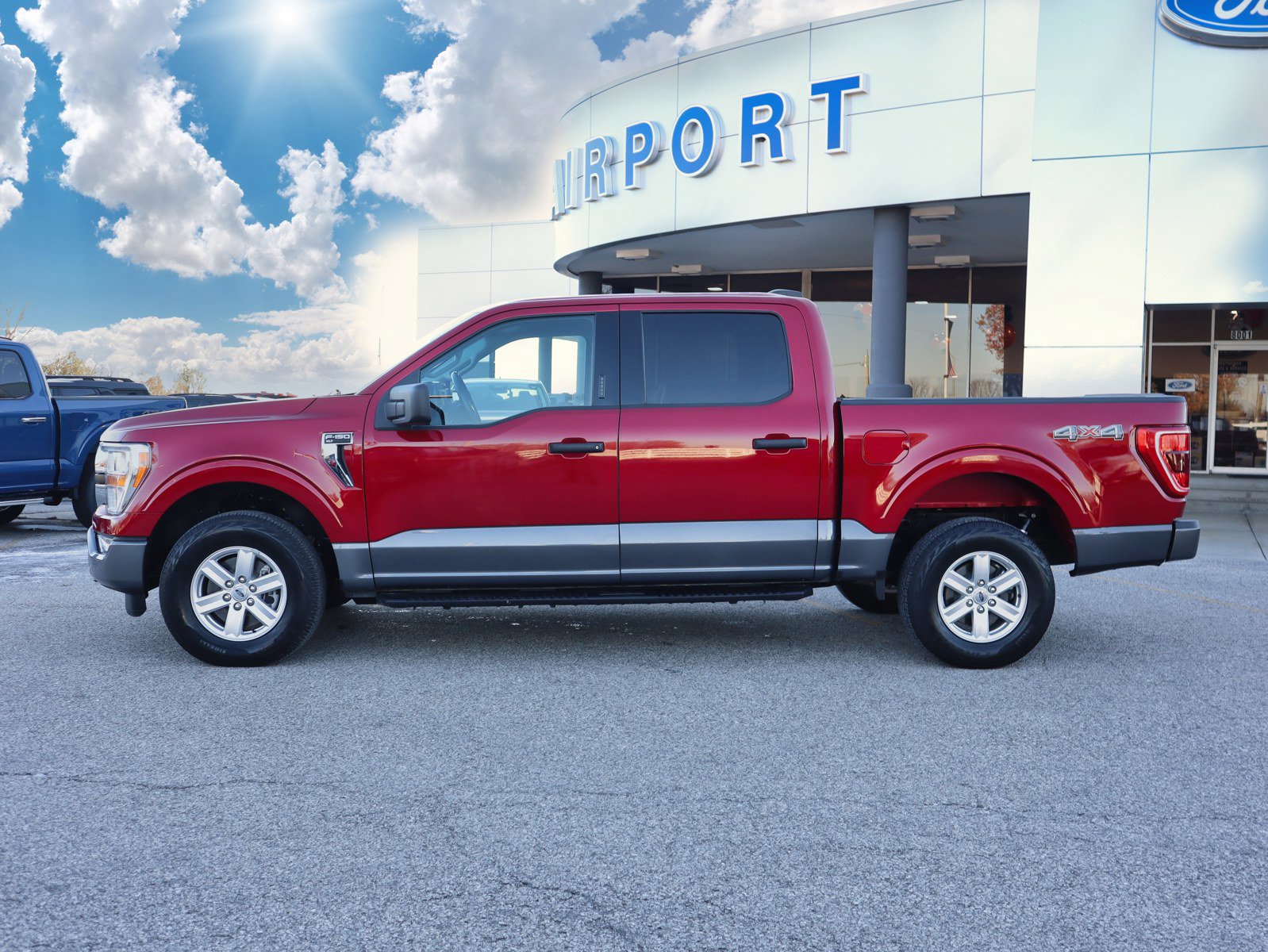 Used 2022 Ford F-150 XLT with VIN 1FTEW1EP6NKD73376 for sale in Florence, KY