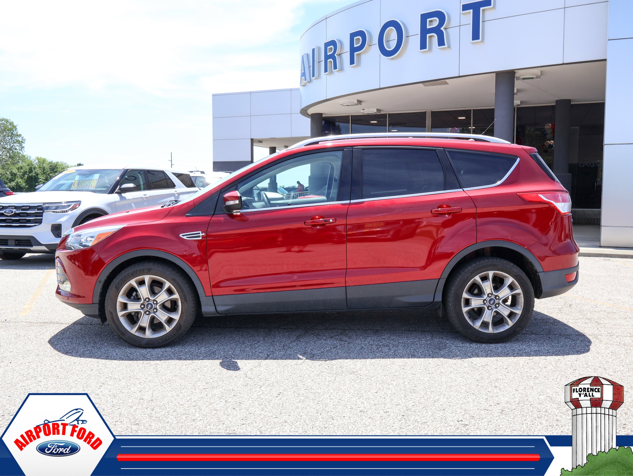 Used 2014 Ford Escape Titanium with VIN 1FMCU0JX0EUD07760 for sale in Florence, KY