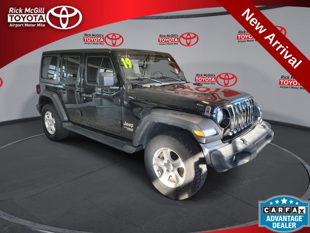 Pre-Owned 2019 Jeep Wrangler Unlimited Sport 4x4