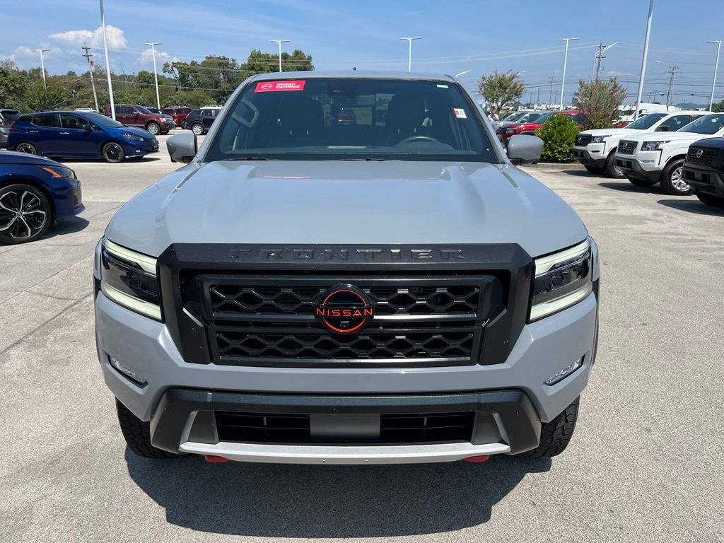 Certified 2023 Nissan Frontier PRO-4X with VIN 1N6ED1EK4PN621505 for sale in Alcoa, TN