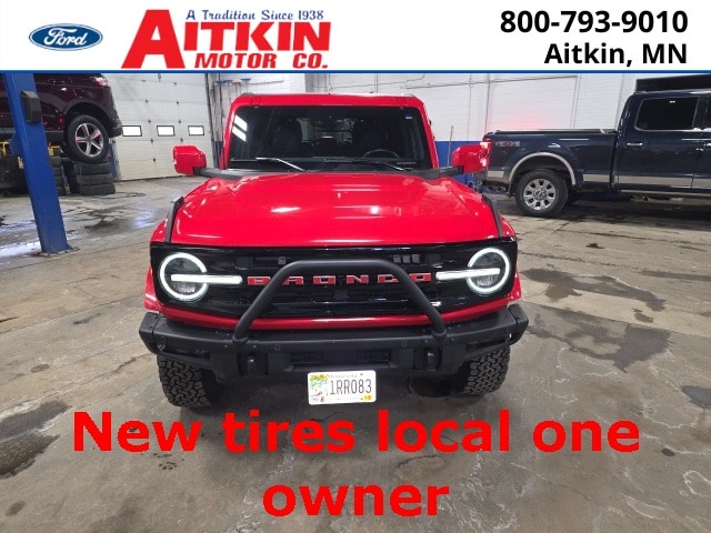 Used 2022 Ford Bronco 4-Door Outer Banks with VIN 1FMEE5BPXNLB07735 for sale in Aitkin, Minnesota