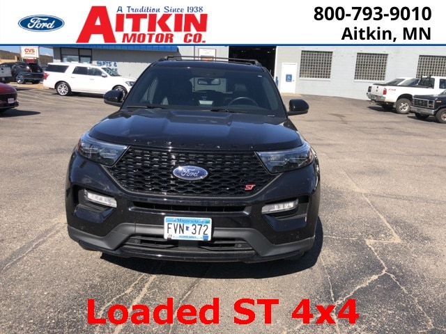 Used 2021 Ford Explorer ST with VIN 1FM5K8GC7MGA83286 for sale in Aitkin, Minnesota