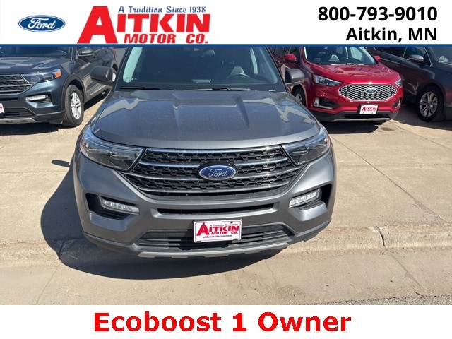 Certified 2021 Ford Explorer XLT with VIN 1FMSK8DH5MGC26710 for sale in Aitkin, Minnesota
