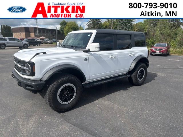Certified 2023 Ford Bronco 4-Door Outer Banks with VIN 1FMEE5DP9PLB63116 for sale in Aitkin, Minnesota