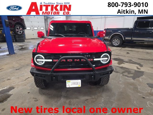 Used 2022 Ford Bronco 4-Door Outer Banks with VIN 1FMEE5BPXNLB07735 for sale in Aitkin, Minnesota