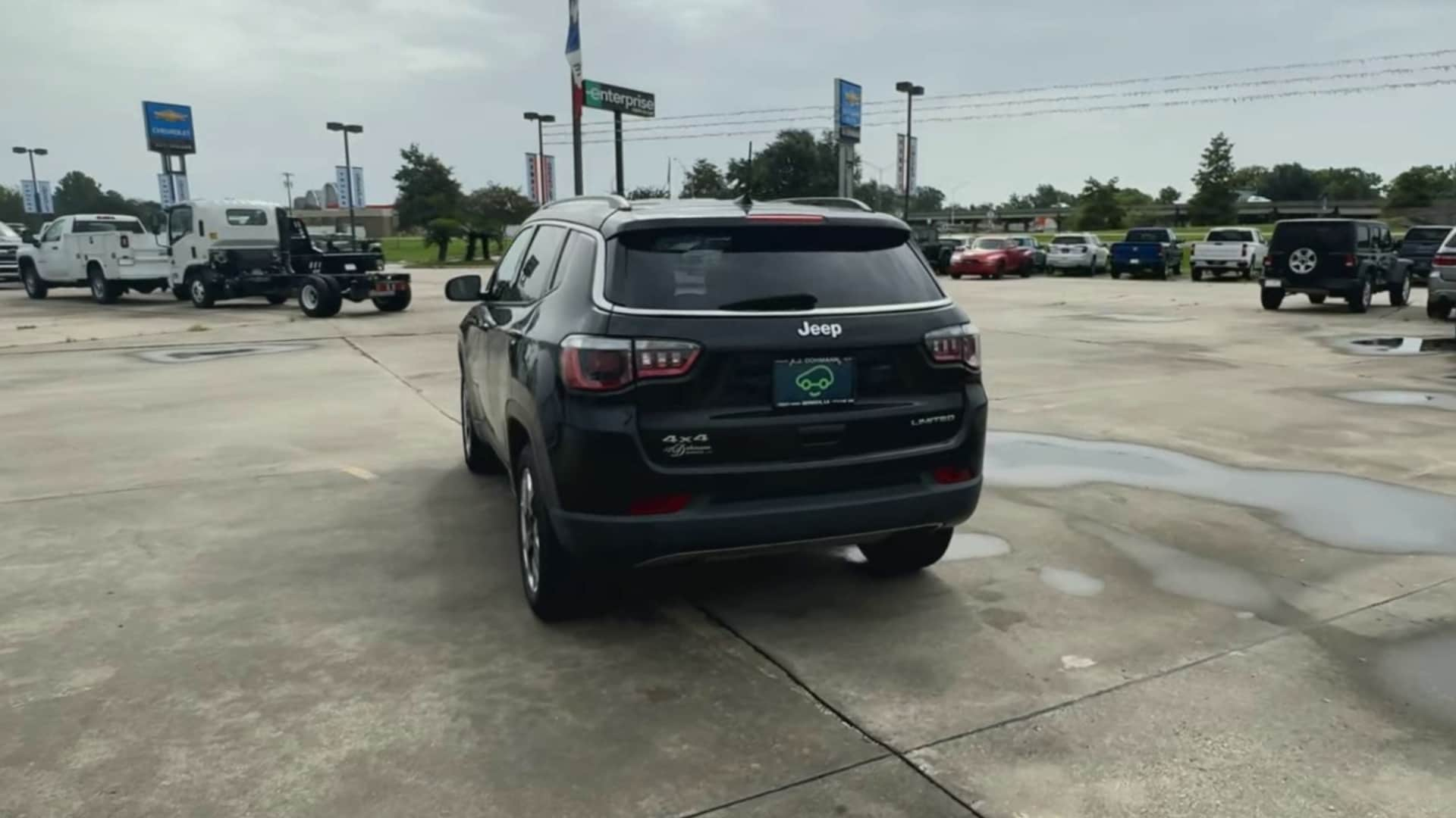 Used 2020 Jeep Compass Limited with VIN 3C4NJDCB7LT100756 for sale in Berwick, LA