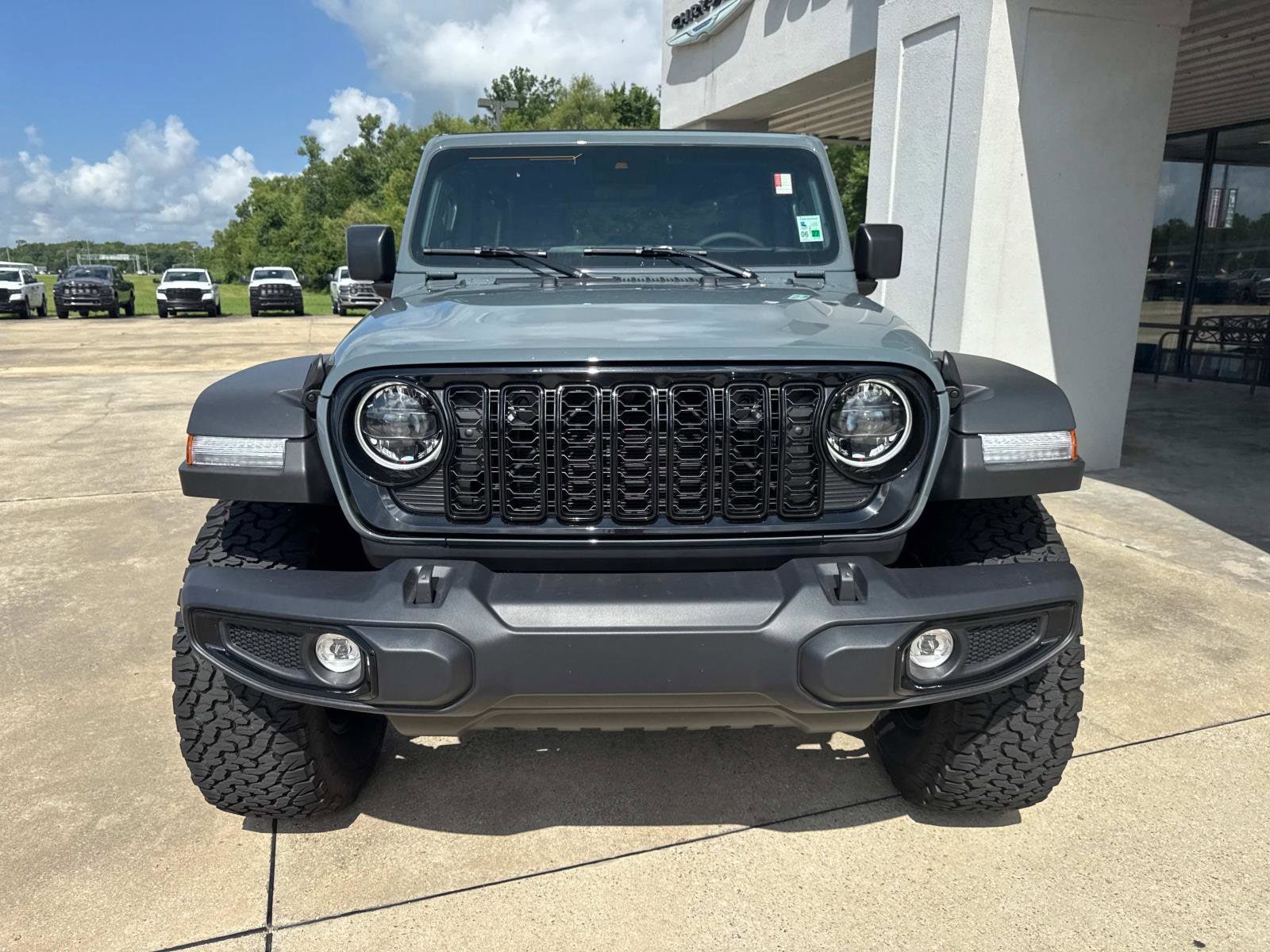 Used 2025 Jeep Wrangler 4-Door Willys with VIN 1C4RJXDG1SW571579 for sale in Berwick, LA