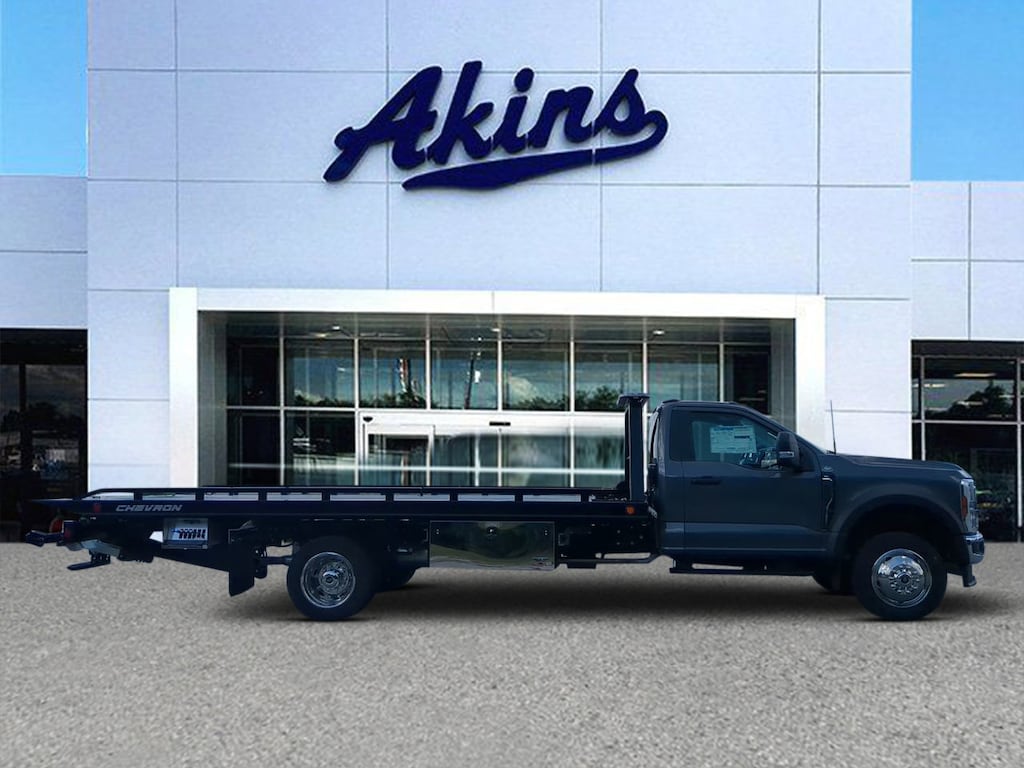 New 2024 Ford Super Duty F-550 DRW 19.5ft Chevron Rollback TRUCK