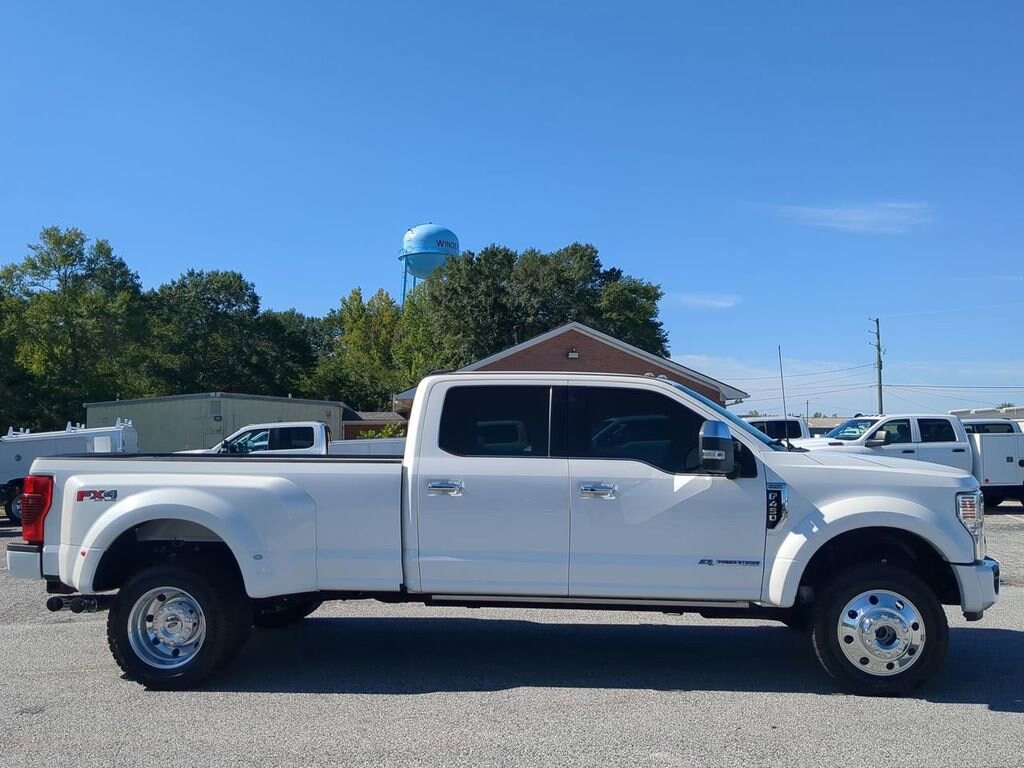 Certified 2022 Ford Superduty Incomplete Platinum DRW CREW CAB LONG BED TRUCK