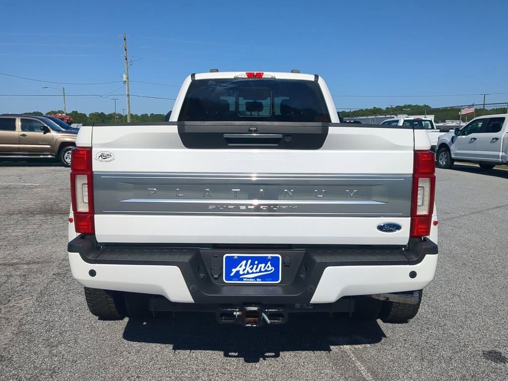 Certified 2022 Ford Superduty Incomplete Platinum DRW CREW CAB LONG BED TRUCK