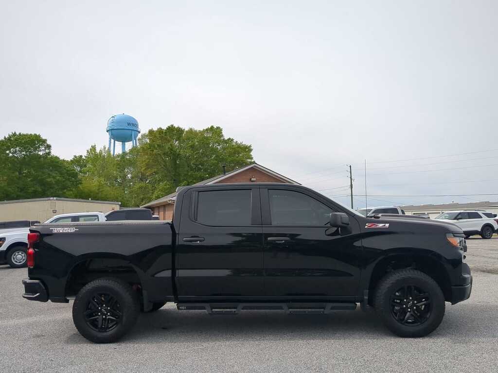 Certified 2024 Chevrolet Silverado Custom Trail Boss CREW CAB SHORT BED TRUCK