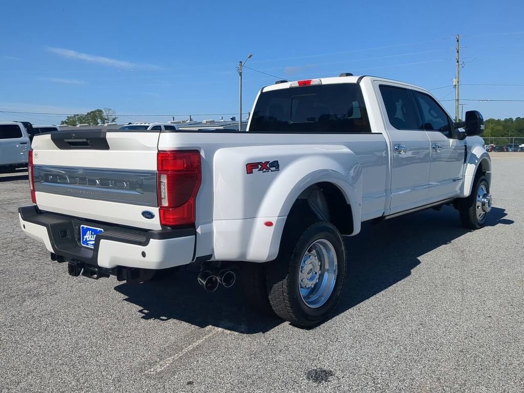 Certified 2022 Ford Superduty Incomplete Platinum DRW CREW CAB LONG BED TRUCK