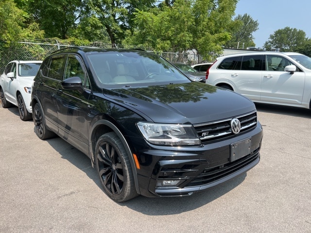 Used 2021 Volkswagen Tiguan SE R-LINE BLACK with VIN 3VV2B7AXXMM143145 for sale in Syracuse, NY