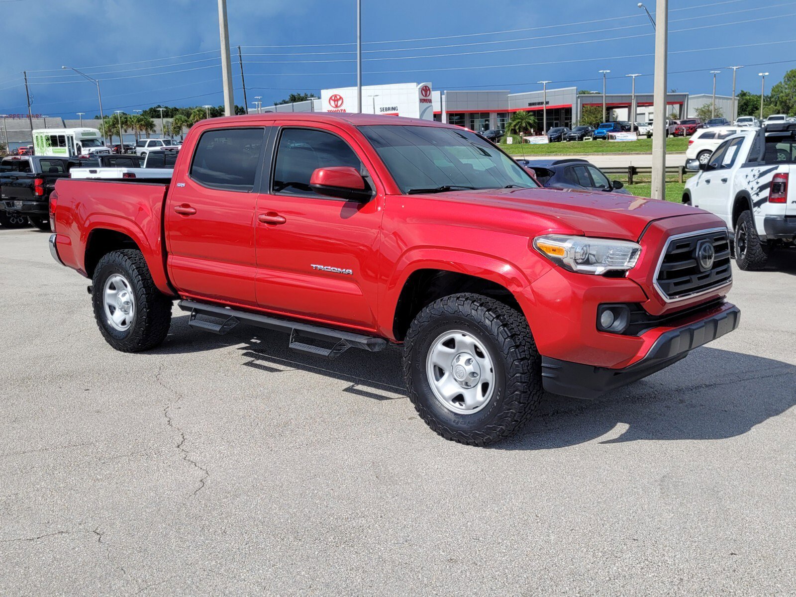 Used 2018 Toyota Tacoma SR5 with VIN 5TFAX5GN6JX120960 for sale in Sebring, FL