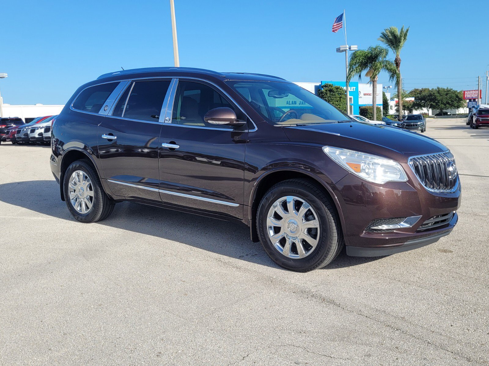 Used 2017 Buick Enclave Leather with VIN 5GAKRBKD1HJ300499 for sale in Sebring, FL