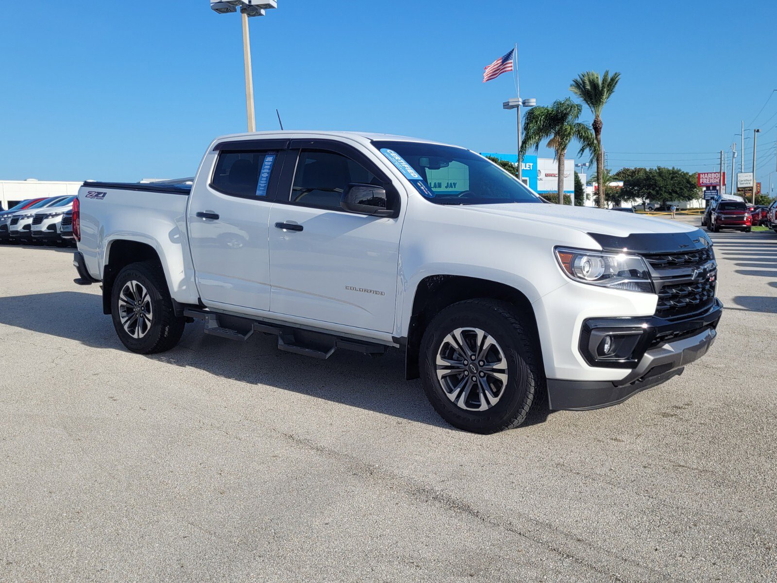 Certified 2021 Chevrolet Colorado Z71 with VIN 1GCGTDEN0M1285851 for sale in Sebring, FL