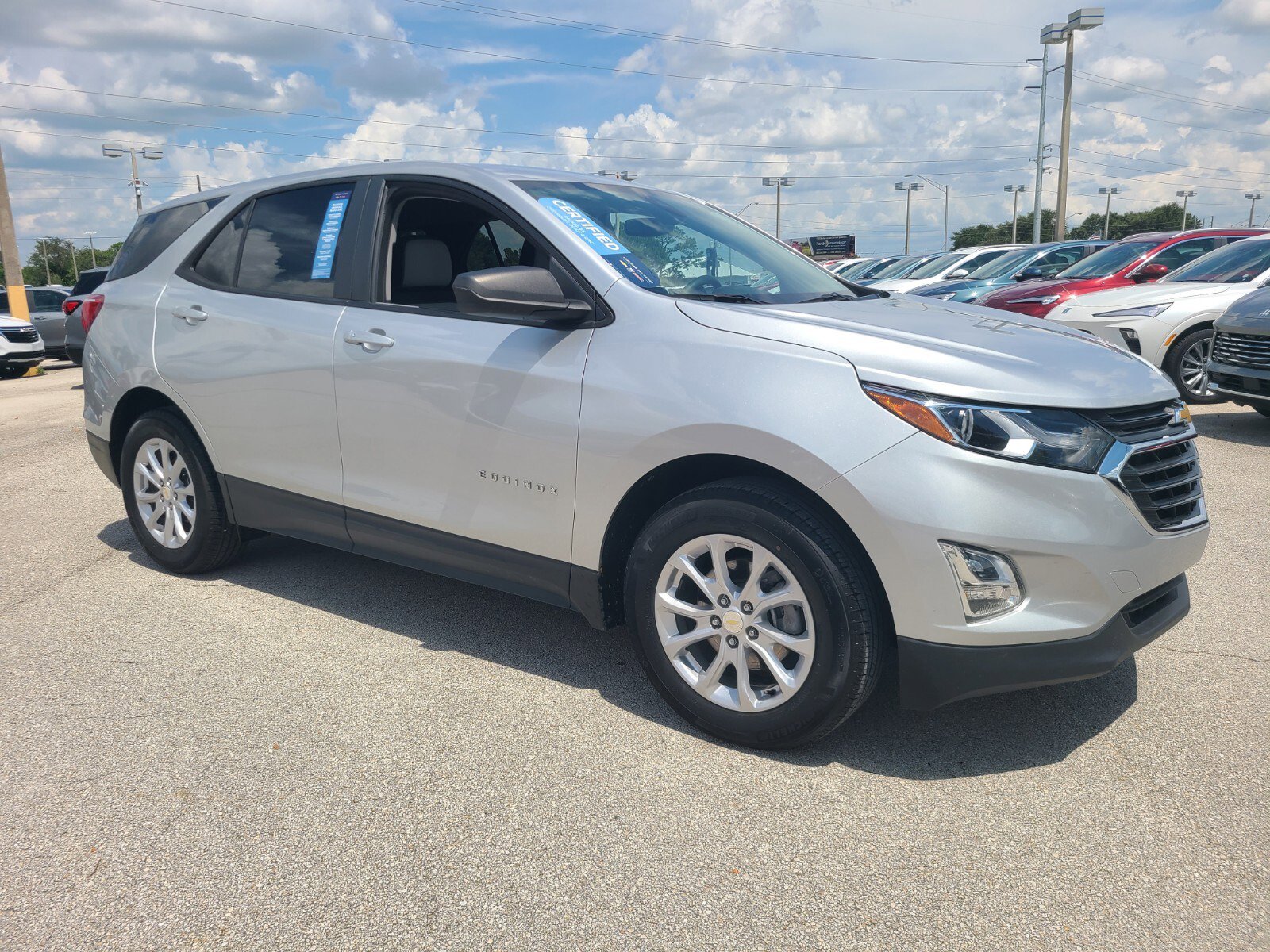 Certified 2021 Chevrolet Equinox LS with VIN 3GNAXHEV5MS164174 for sale in Sebring, FL