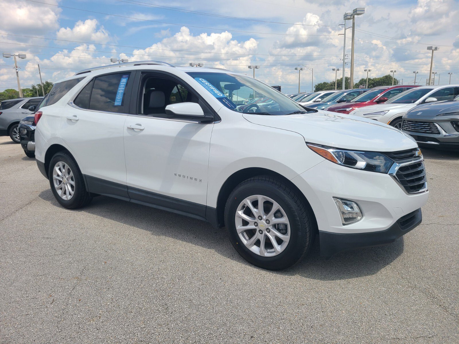 Certified 2021 Chevrolet Equinox LT with VIN 3GNAXKEV4MS154944 for sale in Sebring, FL