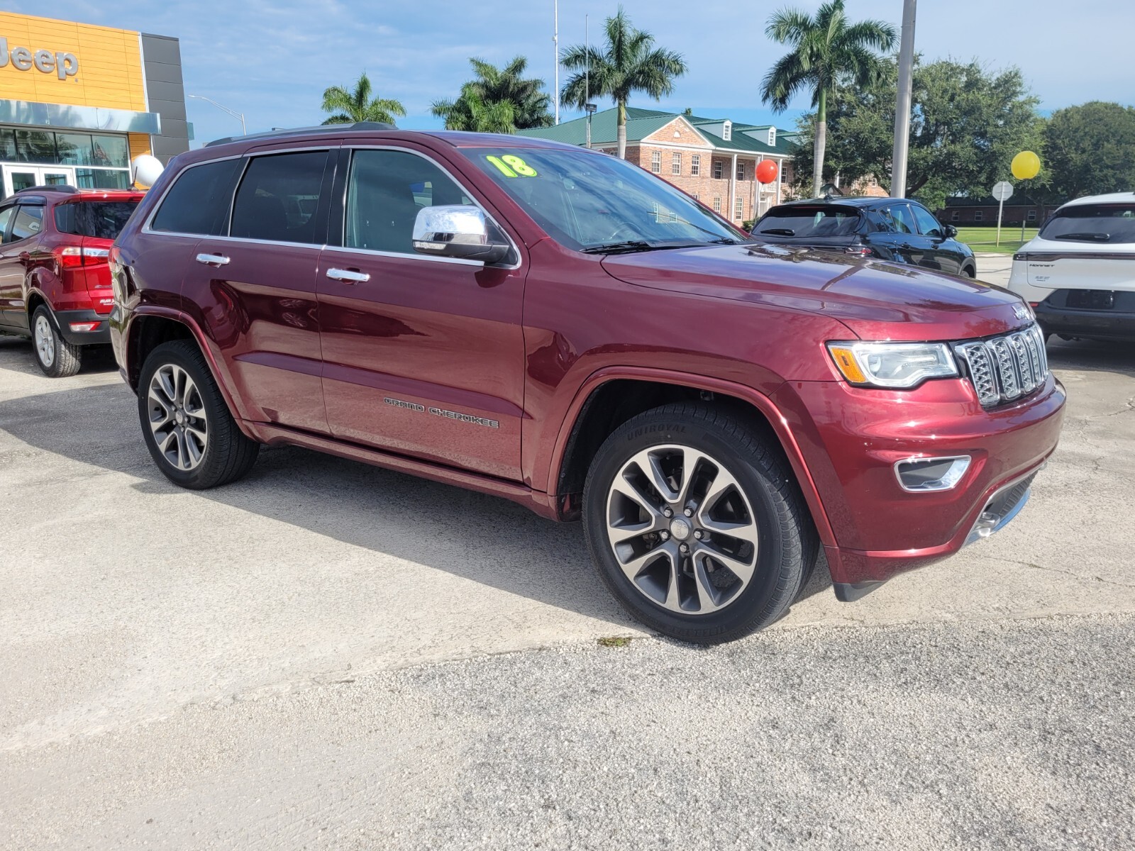 Used 2018 Jeep Grand Cherokee Overland with VIN 1C4RJECG4JC391762 for sale in Clewiston, FL