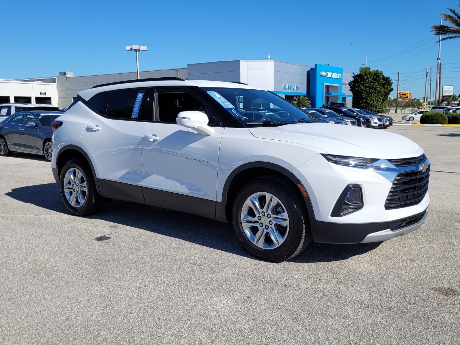 Used 2021 Chevrolet Blazer 2LT with VIN 3GNKBHRS5MS556140 for sale in Wauchula, FL