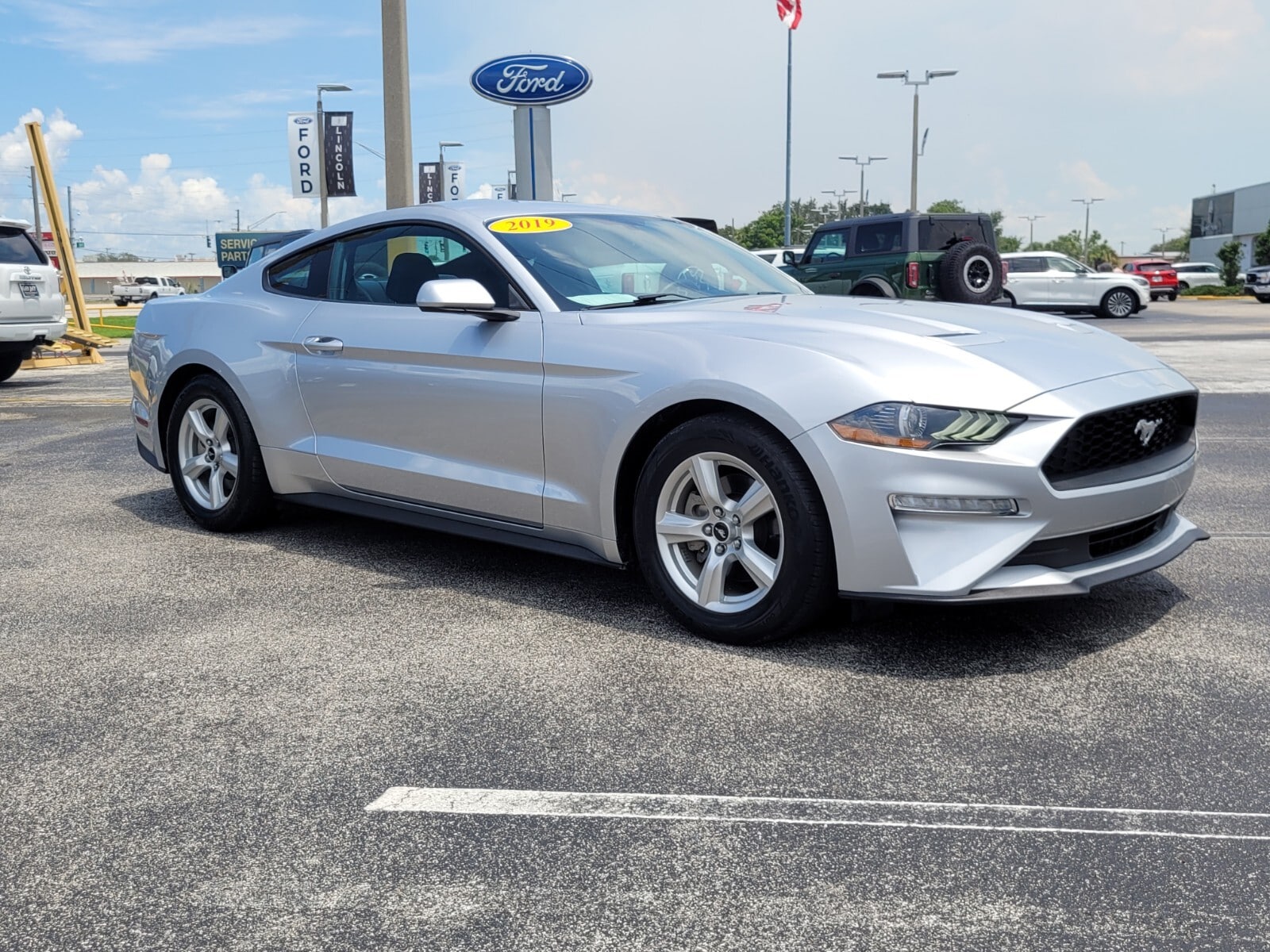 Used 2019 Ford Mustang EcoBoost with VIN 1FA6P8TH1K5142150 for sale in Sebring, FL