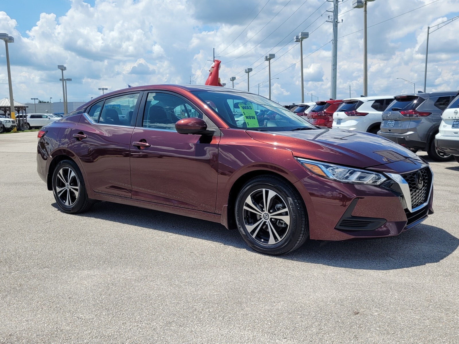 Used 2021 Nissan Sentra SV with VIN 3N1AB8CV8MY330407 for sale in Sebring, FL