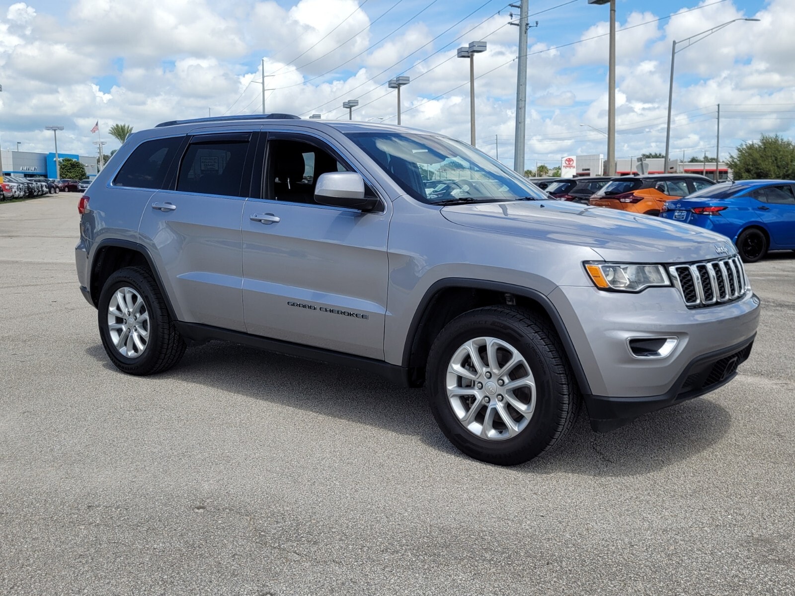 Used 2021 Jeep Grand Cherokee Laredo X with VIN 1C4RJEAG5MC597146 for sale in Sebring, FL