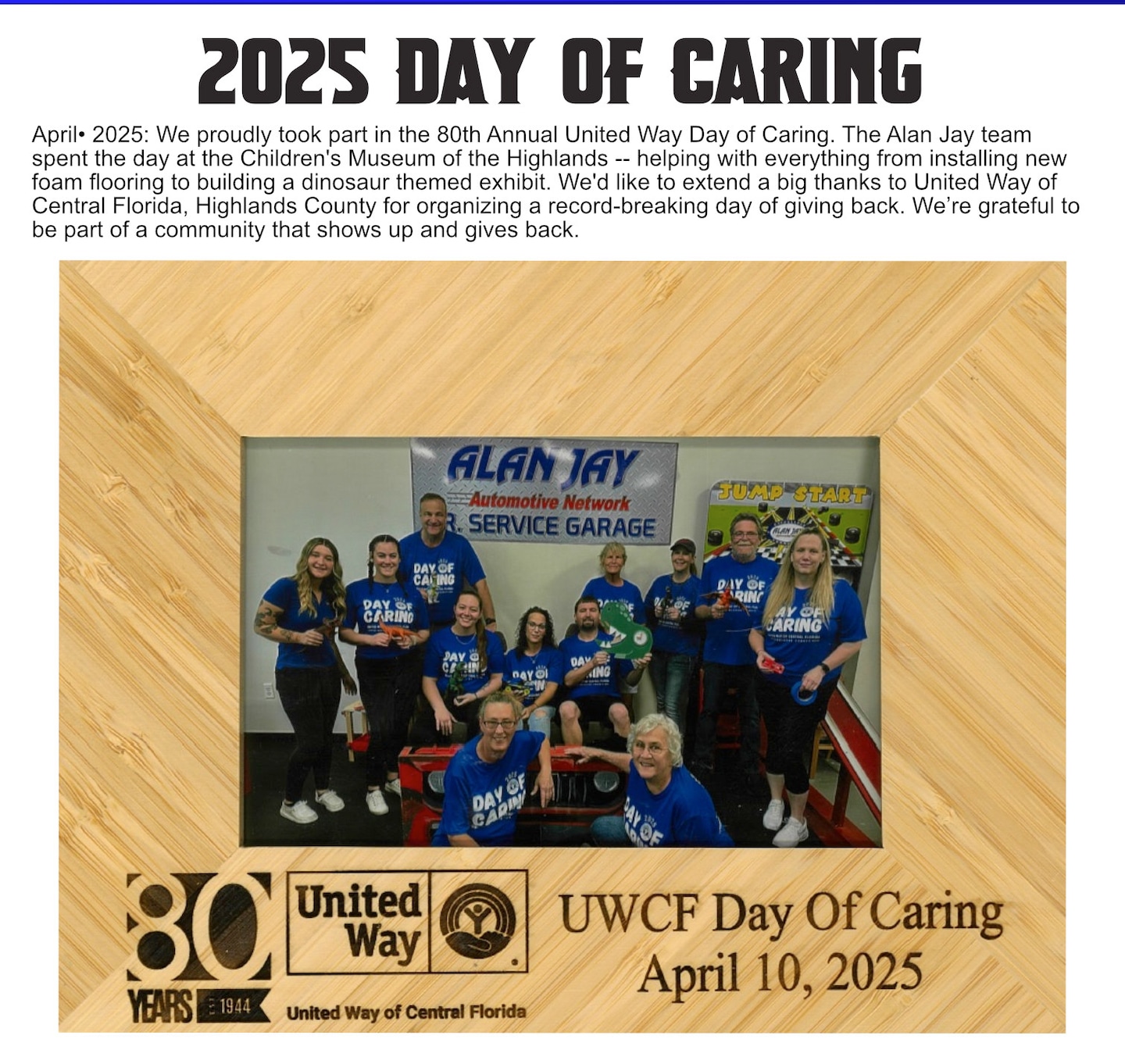 Day of caring 2025