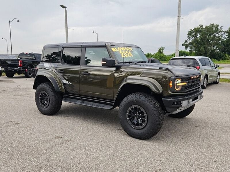 Used 2024 Ford Bronco 4-Door Raptor with VIN 1FMEE0RR5RLA83831 for sale in Wauchula, FL