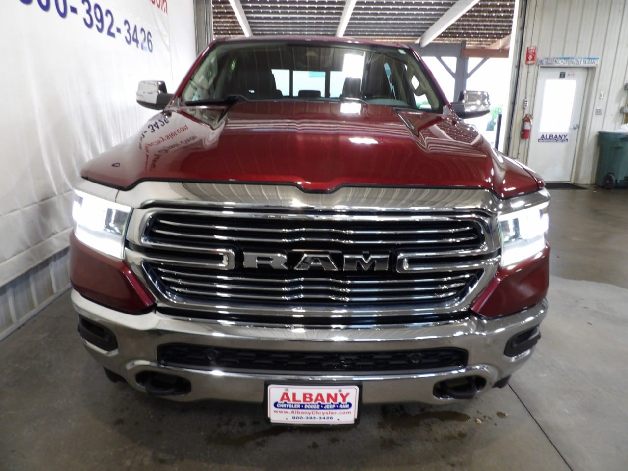 Certified 2021 RAM Ram 1500 Pickup Laramie with VIN 1C6SRFJT9MN519560 for sale in Albany, Minnesota