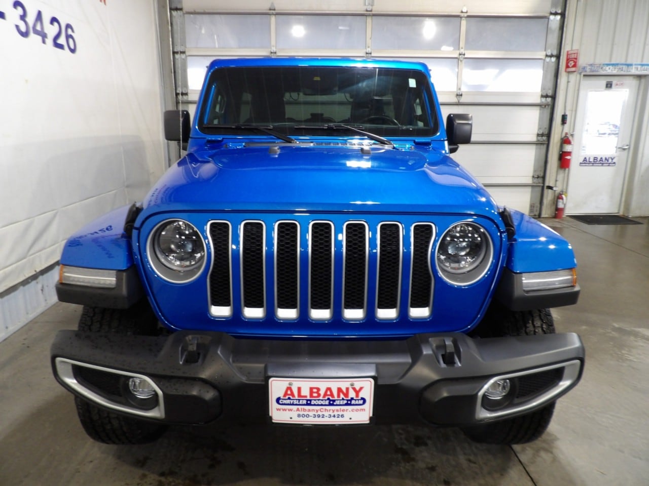 Certified 2023 Jeep Wrangler 4-Door Sahara with VIN 1C4HJXEG6PW535145 for sale in Albany, Minnesota