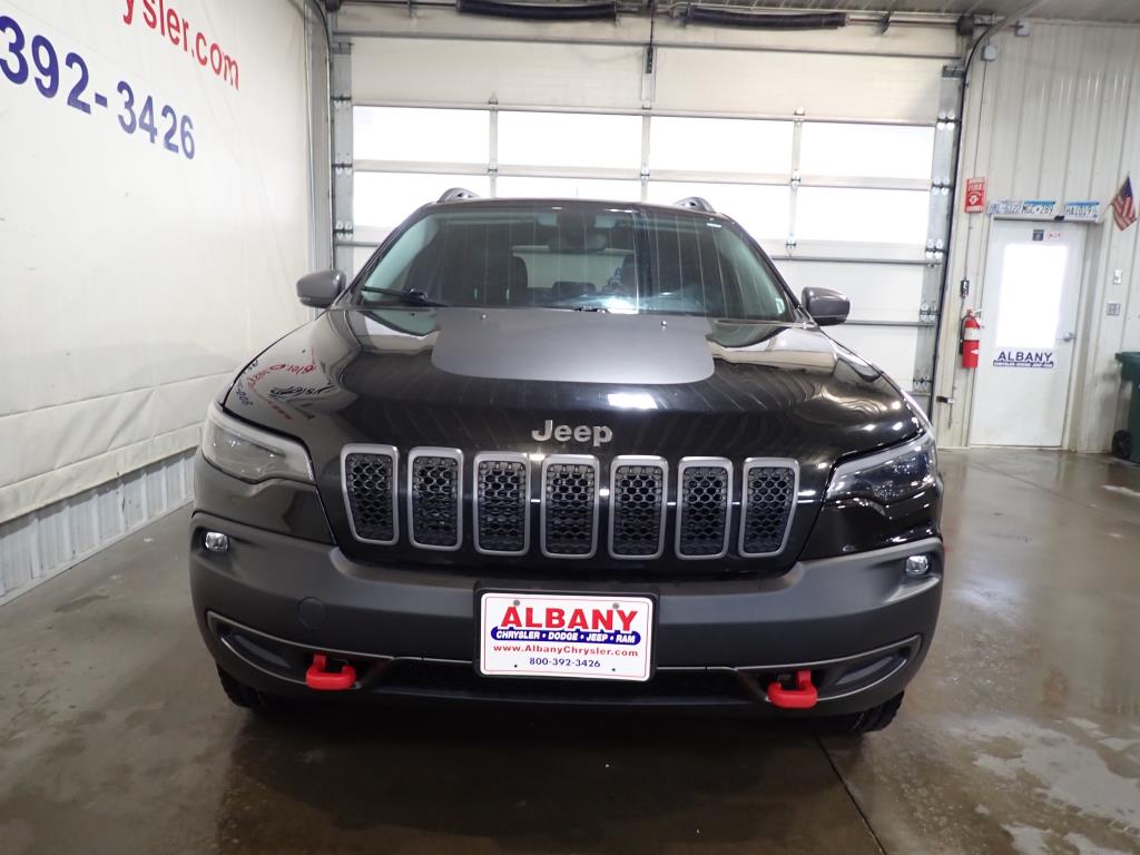 Certified 2020 Jeep Cherokee Trailhawk with VIN 1C4PJMBN8LD539457 for sale in Albany, Minnesota