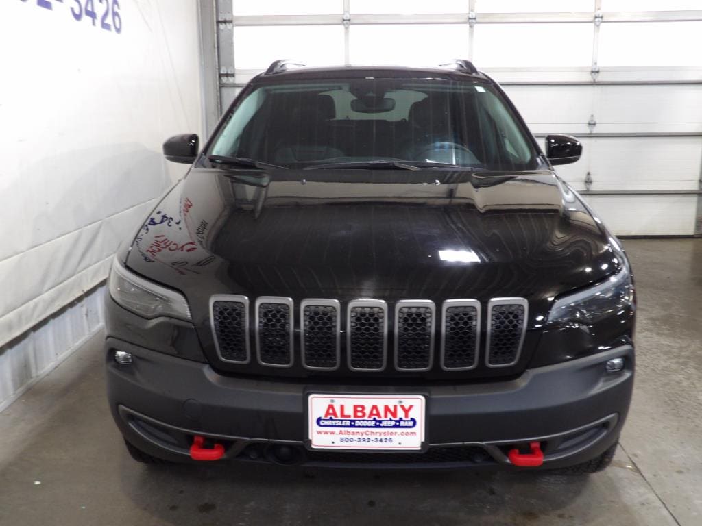 Certified 2022 Jeep Cherokee Trailhawk with VIN 1C4PJMBX0ND500950 for sale in Albany, Minnesota