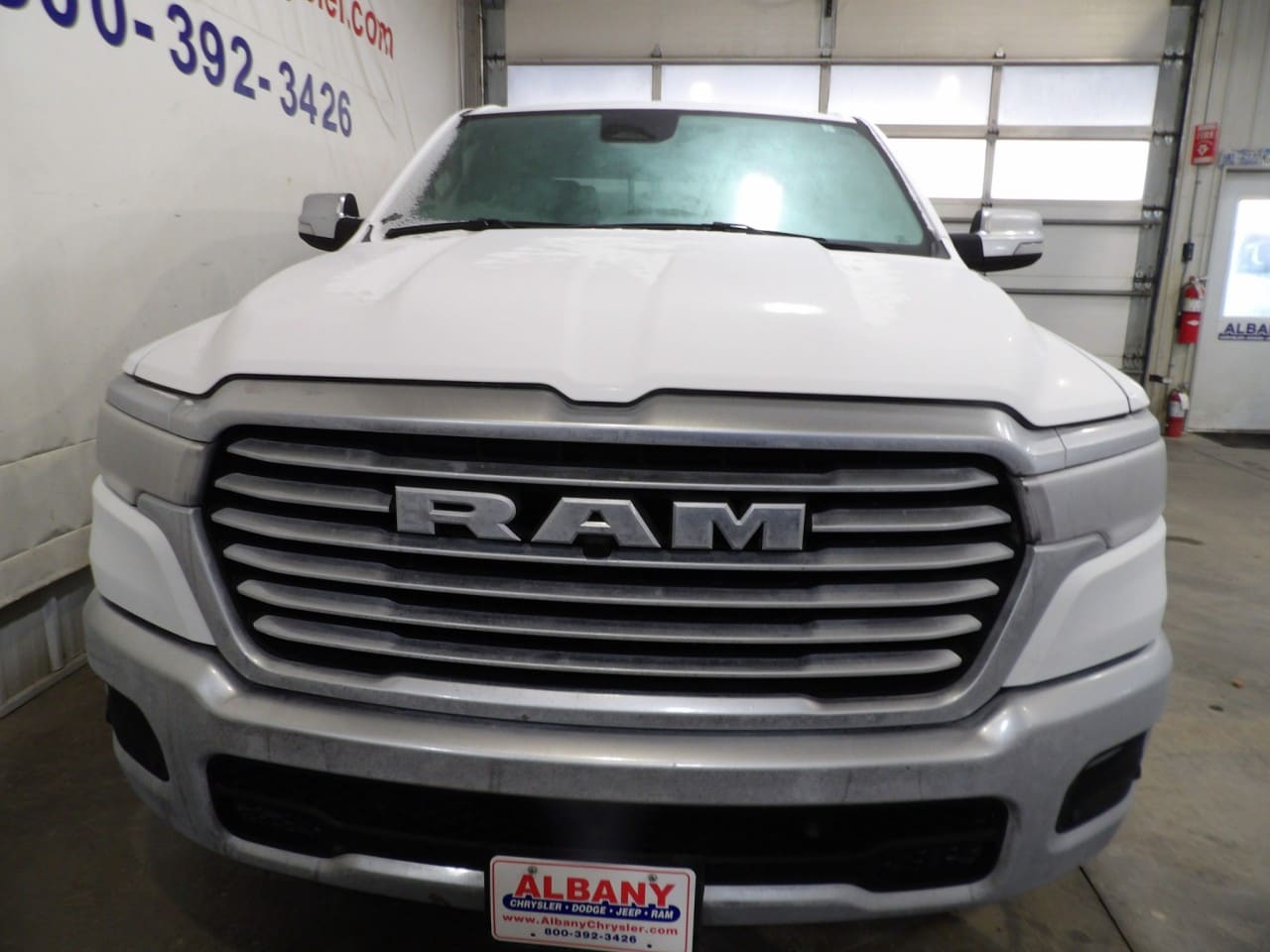 Certified 2025 RAM Ram 1500 Pickup Laramie with VIN 1C6SRFJP0SN567688 for sale in Albany, Minnesota