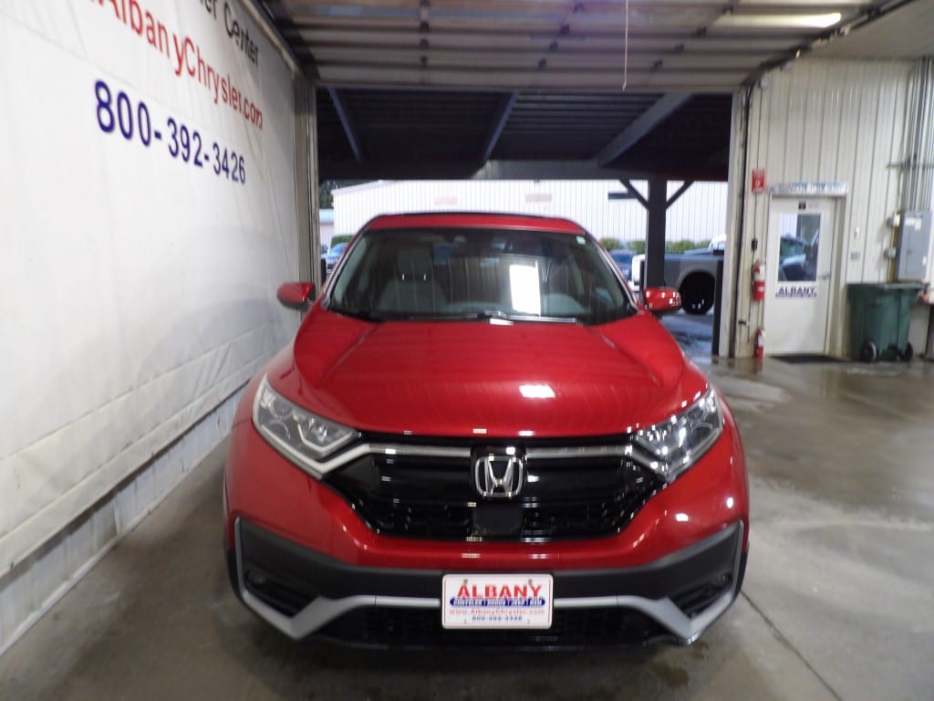 Used 2021 Honda CR-V EX-L with VIN 2HKRW2H87MH685358 for sale in Albany, Minnesota